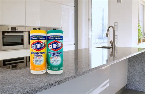 can you use clorox wipes on granite countertops